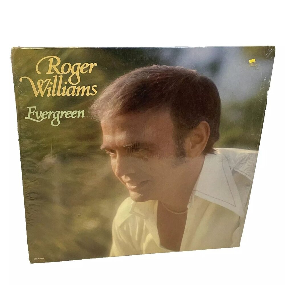 Roger Williams Evergreen (Vinyl, 1977) MCA MCA-2279 VG LP Record Album